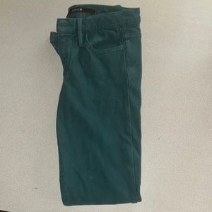 Joe’s green straight leg jeans